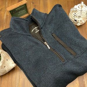 Eddie Bauer Quarter Zip Fleece Sweater